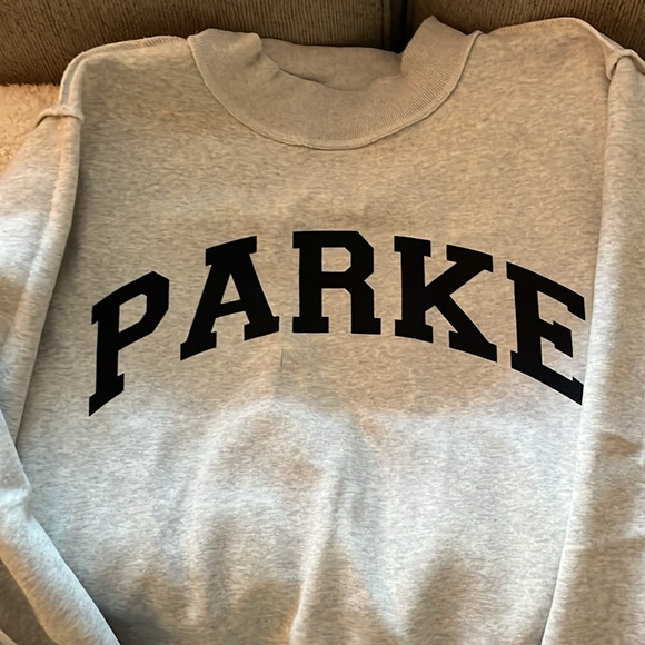 PARKE X SET Reversible Sweatshirt - Picture 3 of 3